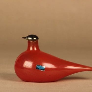 Nuutajärvi lintu , Liro, suunnittelija Oiva Toikka, Liro, signeerattu