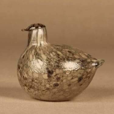 Nuutajärvi lintu , SSKK?, suunnittelija Oiva Toikka, SSKK?, signeerattu