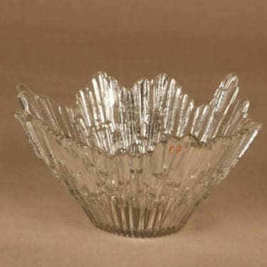 Humppila Revontulet bowl, clear designer Tauno Wirkkala