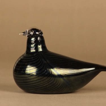 Nuutajärvi lintu , Tirri, suunnittelija Oiva Toikka, Tirri, signeerattu