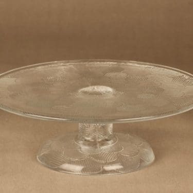 Nuutajärvi Miranda cage plate with feet designer Heikki Orvola