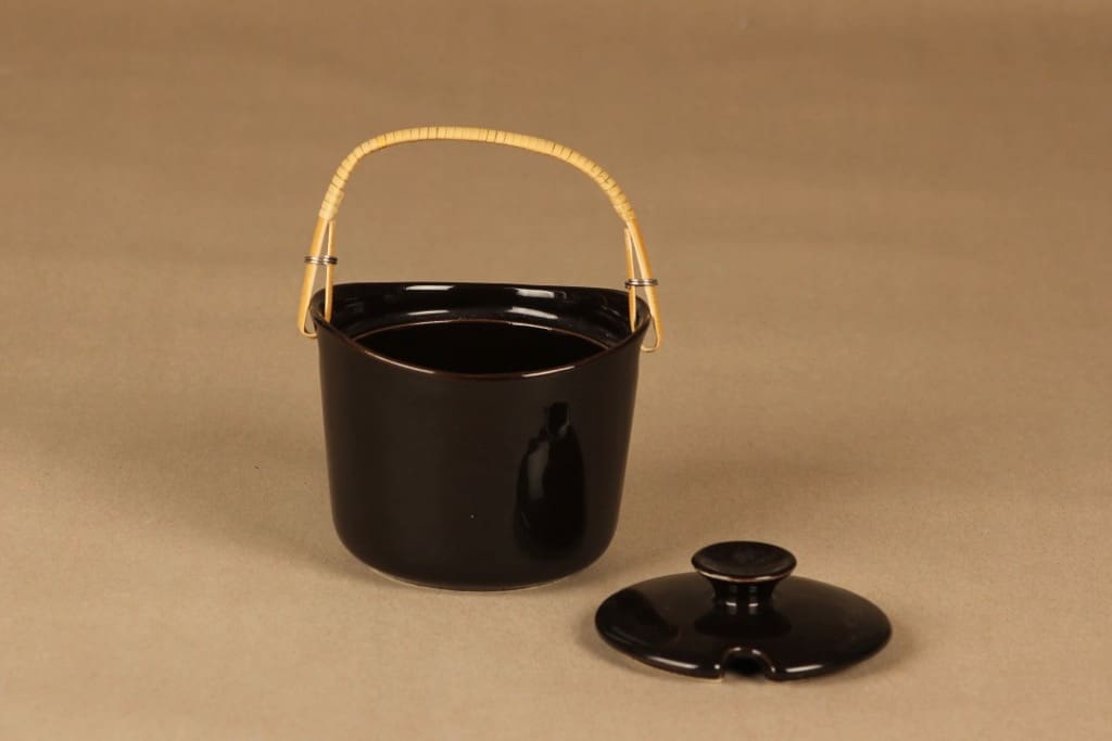 Arabia AL marmelaadirasia, rottinkikahvalla, suunnittelija Ulla Procope, rottinkikahvalla kuva 2