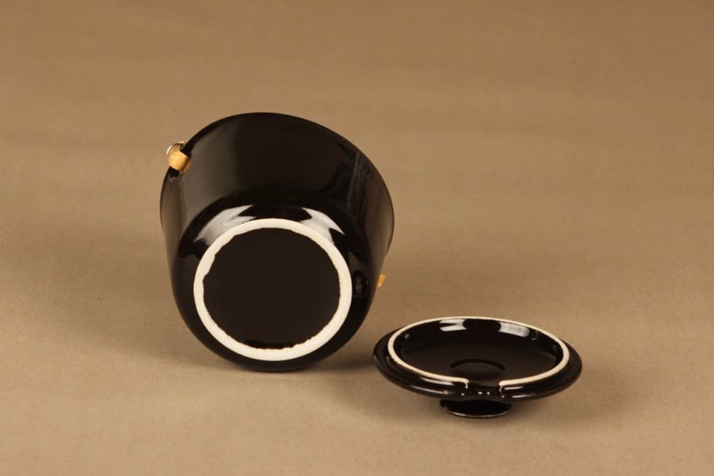 Arabia AL marmelaadirasia, rottinkikahvalla, suunnittelija Ulla Procope, rottinkikahvalla kuva 3