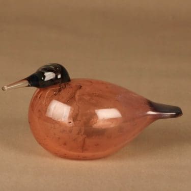 Nuutajärvi vuosilintu, Helmikana, suunnittelija Oiva Toikka, Helmikana, signeerattu