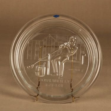 Nuutajärvi lautanen, Suomalainen lasi 300 vuotta, suunnittelija , Suomalainen lasi 300 vuotta