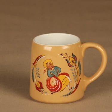 Arabia Kesti muki, monivärinen, suunnittelija ,