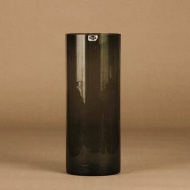 Nuutajärvi Purtilo maljakko, harmaa, suunnittelija Kaj Franck,