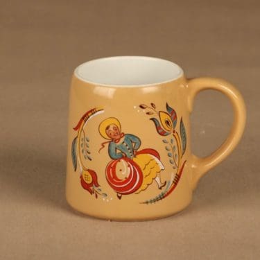 Arabia Kesti muki, käsinmaalattu, suunnittelija Svea Granlund, käsinmaalattu, 0.4 l