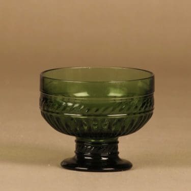 Riihimäen lasi Olga jälkiruokamalja, jalallinen suunnittelija tuntematon