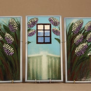 Arabia HLS triptyykki Uusi mahdollisuus, 3-osainen suunnittelija Heljä Liukko-Sundström