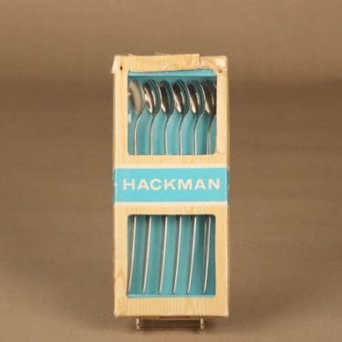 Hackman Polar jäätelölusikka, teräs, 6 kpl, suunnittelija Ilmari Tapiovaara,