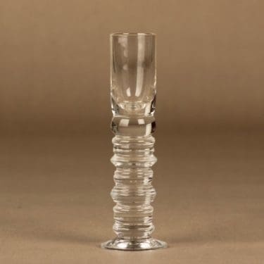 Nuutajärvi Jatsari snapsilasi, 3 cl, suunnittelija Oiva Toikka, 3 cl