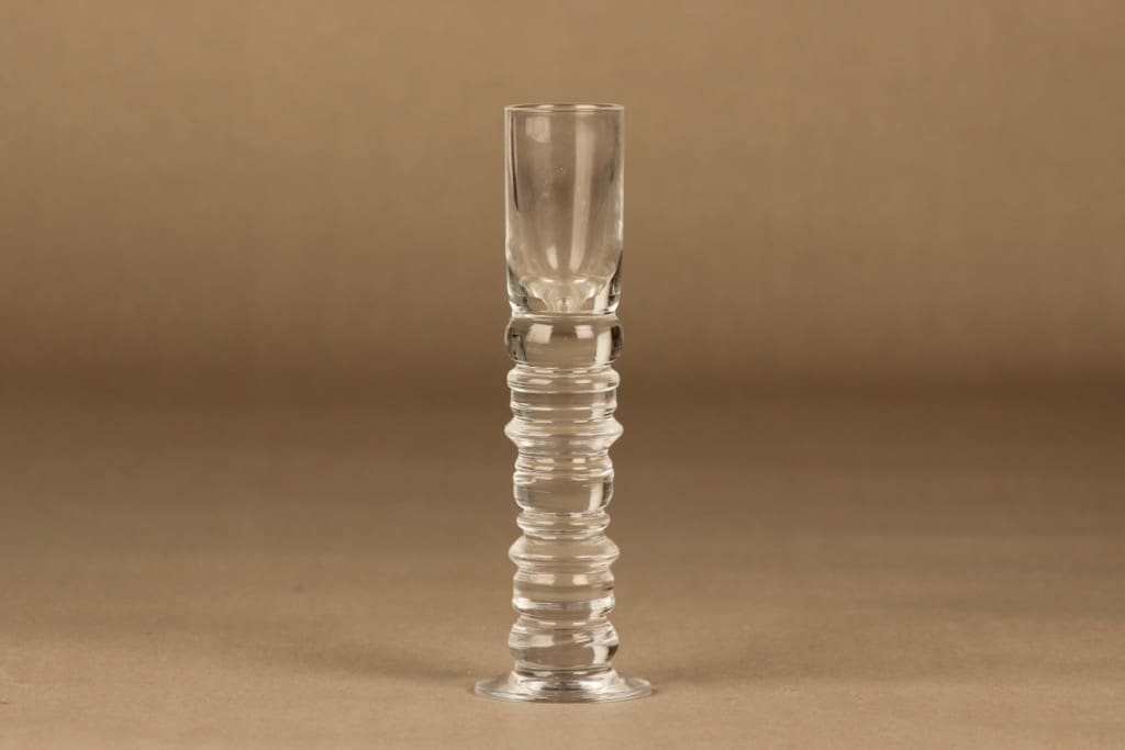 Nuutajärvi Jatsari snapsilasi, 3 cl, suunnittelija Oiva Toikka, 3 cl