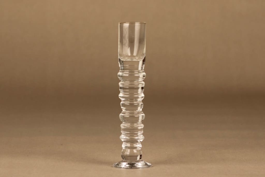 Nuutajärvi Jatsari snapsilasi, 3 cl, suunnittelija Oiva Toikka, 3 cl