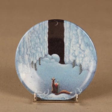 Arabia Kuutamo, monivärinen, suunnittelija Lennart Helje, serikuva