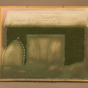 Arabia HLS seinätaulu, Lato, suunnittelija Heljä Liukko-Sundström, Lato, signeerattu, numeroitu