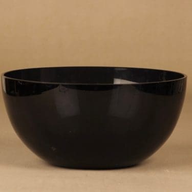 Nuutajärvi 1329 tarjoilukulho, tummansininen, suunnittelija Kaj Franck,