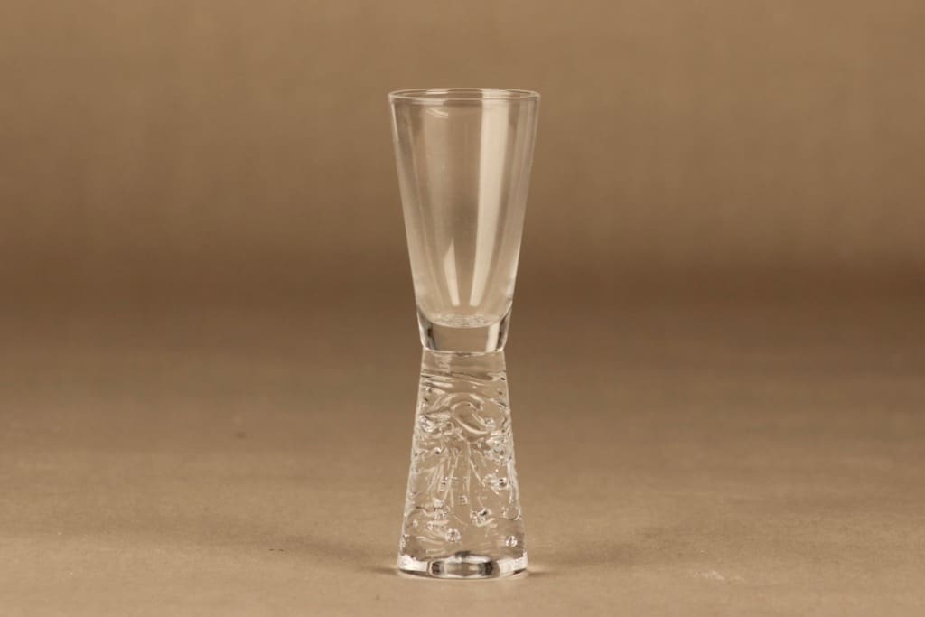 Nuutajärvi Arkipelago snapsilasi, 6 cl, suunnittelija Timo Sarpaneva, 6 cl