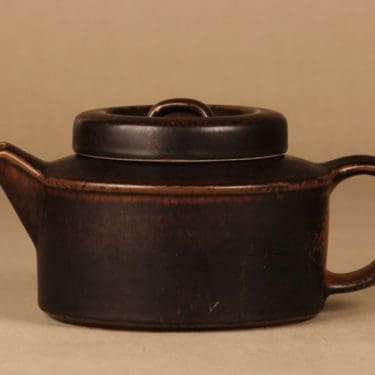 Arabia Ruska teekannu, ruskea, suunnittelija Ulla Procope,