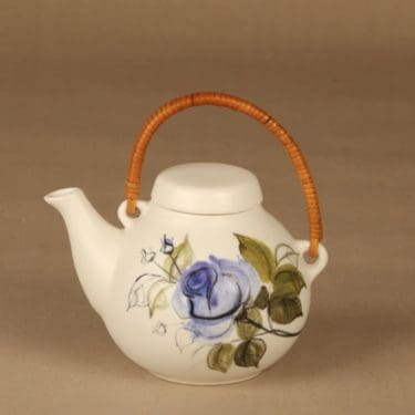 Arabia Kukka teekannu, käsinmaalattu, suunnittelija Hilkka-Liisa Ahola, käsinmaalattu, 0.7 l