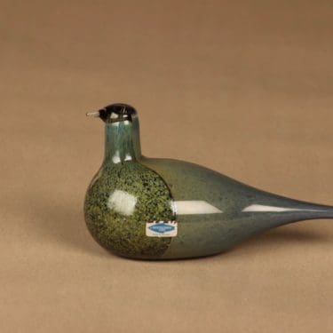 Nuutajärvi lintu , Sipi, suunnittelija Oiva Toikka, Sipi, Signeerattu