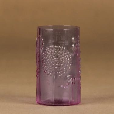 Nuutajärvi Flora lasi, 20 cl, suunnittelija Oiva Toikka, 20 cl, kukka