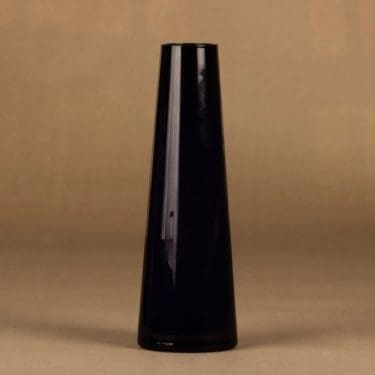 Nuutajärvi SH 105 maljakko, tumma lila, suunnittelija Saara Hopea,