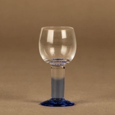 Iittala Mondo Snapsilasi 3 cl vihreä, kirkas, sininen, suunnittelija Kerttu Nurminen,