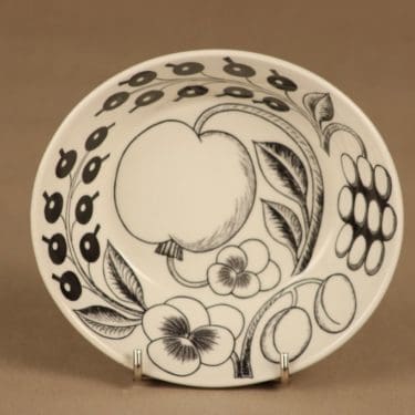 Arabia Paratiisi aamiaiskulho, mustavalkoinen, suunnittelija Birger Kaipiainen,