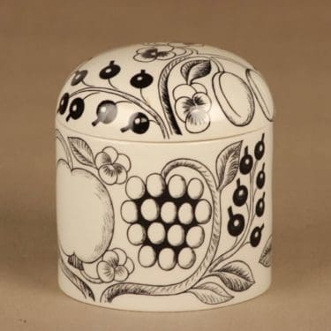 Arabia Paratiisi rasia, mustavalkoinen, suunnittelija Birger Kaipiainen,