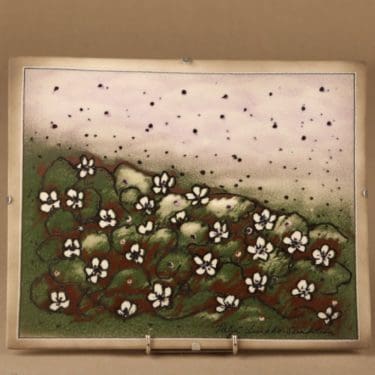 Arabia seinätaulu Niittykukat suunnittelija Heljä Liukko-Sundström