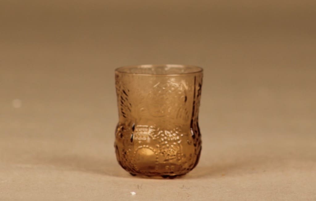 Nuutajärvi Fauna snapsilasi, 5 cl, suunnittelija Oiva Toikka, 5 cl