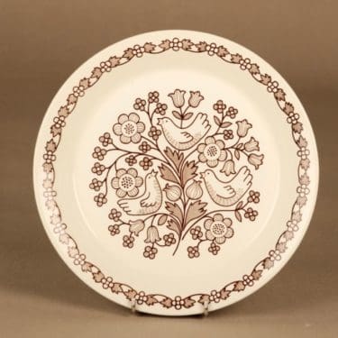 Arabia Sirkku lautanen, 23.5 cm, suunnittelija Esteri Tomula, 23.5 cm, serikuva