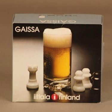 Iittala Gaissa olutlasi, 38 cl, 2 kpl, suunnittelija Tapio Wirkkala, 38 cl