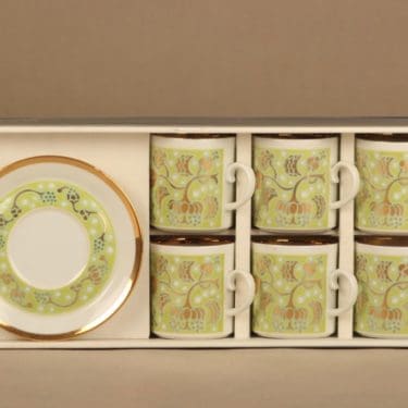 Arabia Iiris mokkakuppi, 1 dl, 2 kpl, suunnittelija Anja Jaatinen-Winquist, 1 dl