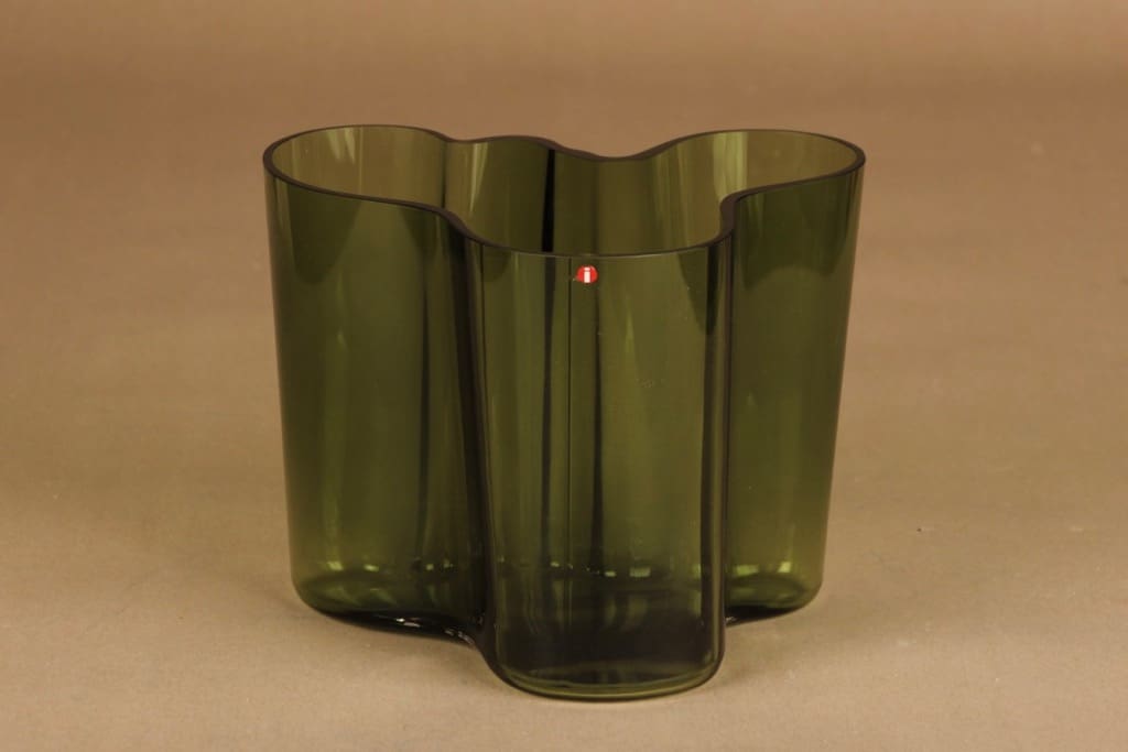 Iittala Aalto Collections maljakko, numeroitu, suunnittelija Alvar Aalto, numeroitu, signeerattu