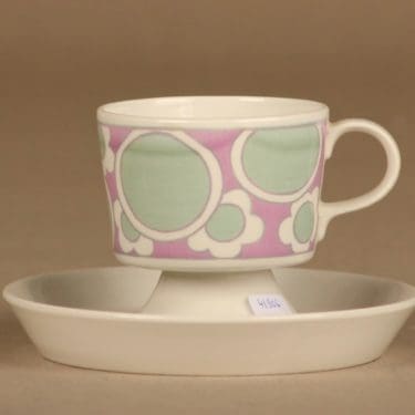 Arabia Pauliina kahvikuppi, suunnittelija Anja Jaatinen-Winquist, retro