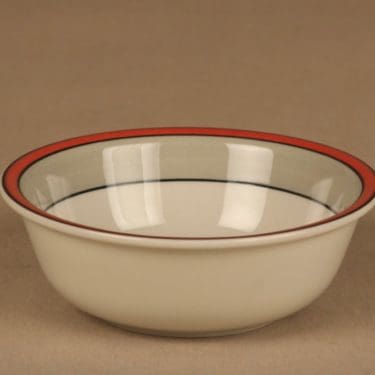 Arabia Aslak kulho, raitakoriste, suunnittelija Inkeri Leivo, raitakoriste