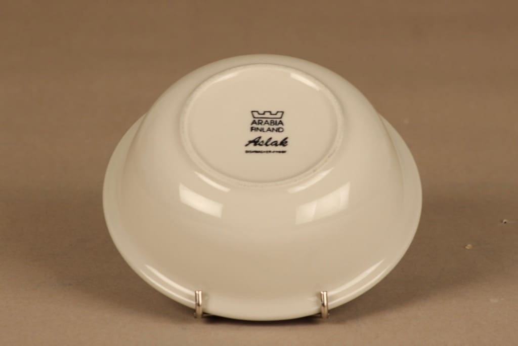 Arabia Aslak kulho, raitakoriste, suunnittelija Inkeri Leivo, raitakoriste kuva 3