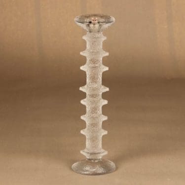Iittala Festivo candle holder, 8-knots, signed designer Timo Sarpaneva