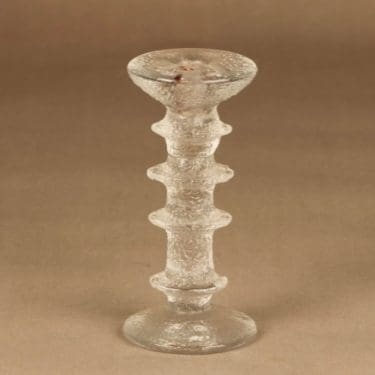 Iittala Festivo kynttilänjalka, 4-solmuinen, signeerattu, suunnittelija Timo Sarpaneva