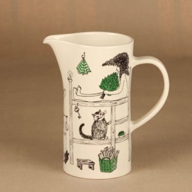 Arabia Löyly kaadin, 1.7 l, suunnittelija Gunvor Olin-Grönqvist, 1.7 l, käsinmaalattu, signeerattu