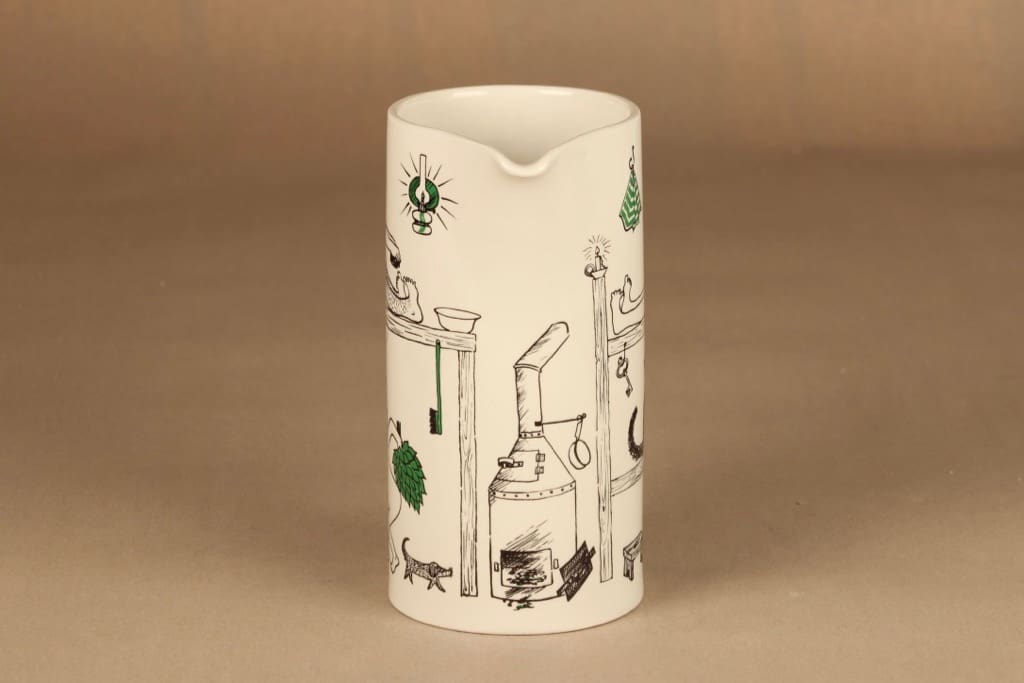 Arabia Löyly kaadin, 1.7 l, suunnittelija Gunvor Olin-Grönqvist, 1.7 l, käsinmaalattu, signeerattu kuva 2