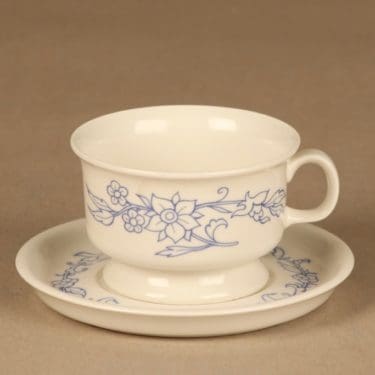 Arabia Sininen keittiö tea cup 2.25 dl designer Raija Uosikkinen