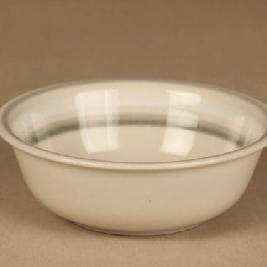 Arabia Salla breakfast bowl, stripe decorative designer  Raija Uosikkinen