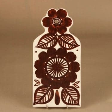 Arabia Köökki talouslevy, käsinmaalattu, suunnittelija Gunvor Olin-Grönqvist, käsinmaalattu, signeerattu