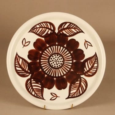 Arabia Köökki tarjoilulautanen, 31 cm, suunnittelija Gunvor Olin-Grönqvist, 31 cm, signeerattu