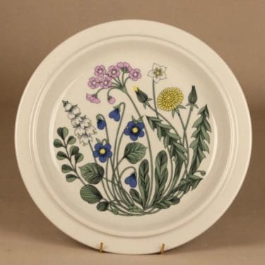 Arabia Flora tarjoiluvati, monivärinen, suunnittelija Esteri Tomula,