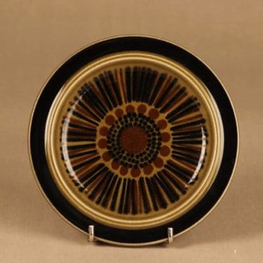 Arabia Kosmos lautanen, 16 cm, suunnittelija Gunvor Olin-Grönqvist, 16 cm, puhalluskoriste