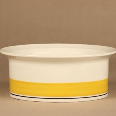 Arabia Faenza Raita kulho, raitakoriste, suunnittelija Peter Winquist, raitakoriste